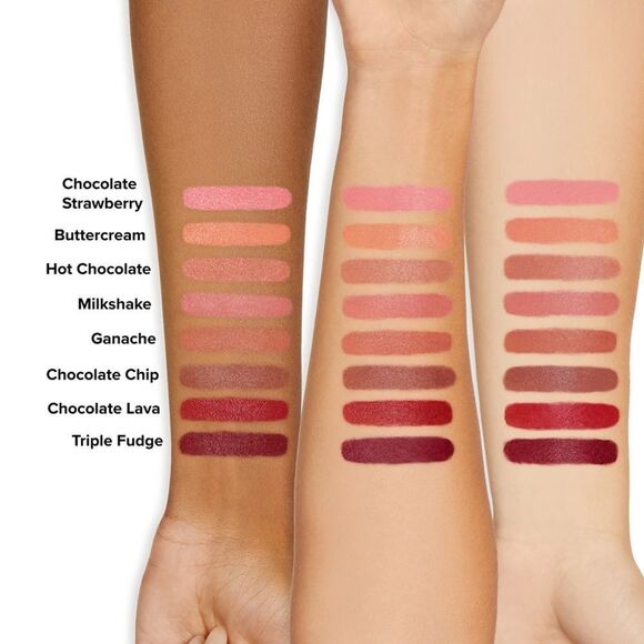 Too Faced Ganache Cocoa Bold Lipstick- Rosy Terracotta Nude - Picture 9 of 16